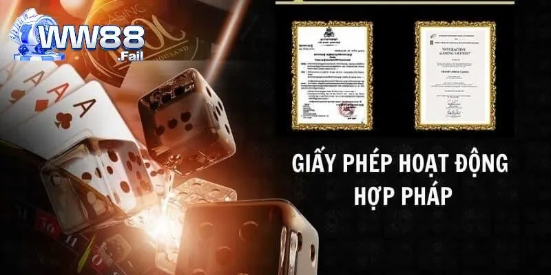 TRANG CHỦ 24 Giới thiệu giấy phép của WW88